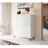 Cama Meble Knygų Lentyna - Abeto 100,5 X 40 X 121,5, Balta Blizgi