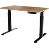 Cama Meble Stovimas Rašomasis Stalas - Moon 121x67x72-120 Juodas/Rudas