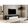 Cama Meble Televizoriaus Stovas - Cama Toro 200 Pilkas/Baltas Blizgus