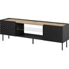 Laikiklis Cama Meble Televizoriaus Spintelė - Ef Onda 180x40x39-58 Juoda