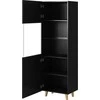 Cama Meble Svetainės Sekcija - Pafos 60x40x182 Matinė Juoda