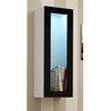 Cama sieninė lentyna VIGO "90" glass 90/35/32 (spalva: balta/blizgi juoda)