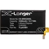 Dėklas Cameron Sino baterijos įkraunamos baterijos tipas Tlp035b1, skirtas Blackberry Key2 Bbf100 / 6 9 8 4 2 1 / Cs-brk200sl