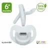 Canpol SUAVINEX - 308638-100 % SILIKONINIS ANATOMINIS čiulptukas SX PRO/6-18M/ŠVIESIAI MĖLYNAS/SPALVA ESENCE