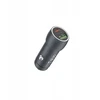 Canyon Devia automobilinis įkroviklis Extreme PD QC 3.0 30W + 18W 1x USB 1x USB-C pilkos spalvos