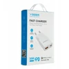 Telefono įkroviklis VEGER USB A + USB C QC PD 30W 30W1A1C baltas