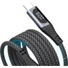 USB-C / USB-C Audi 2.0 Cable 20V 3A 60W - Juodas