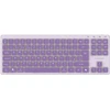CANYON klaviatūra OnType 10 žemo profilio EN laidinė violetinė