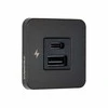 Canyon USB-A/C įkrovimo lizdas 36W 12/24V Scanstrut SC-TILE-10