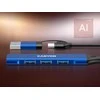 CANYON ŠAKOTUVAS DS-02 4 viename USB-A/C, mėlynas
