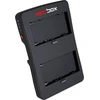 Canyon V-lock akumuliatoriaus adapterio plokštė, naudojanti 2x Sony NP-F, kad sukurtų 14,4 V V-Lock akumuliatorių, D-Tap išvestis