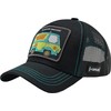 Kepurė su snapeliu Capslab Scooby-Doo The Mystery Machine, juoda