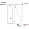 Capture Etiketė 106x251, Core Fanfold.