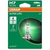 OSRAM H7 Ultra Life lemputė pakuotėje