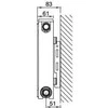 Hudevad As Caradon Compact C11 radiatorius 500 x 1000mm
