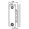Caradon Compact C22 radiatorius 300 x 200 mm