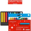 Caran d`Arche Karanas D 'Ache Swisscolor vaško čiaupai, kartono dėžutė, 10 vnt.