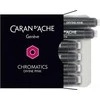 Caran d'Ache rašalo kasetės Divine Pink pakuotė