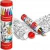 Caran d`Arche CARAN D'ACHE Swisscolor akvarelės markeriai, metaliniame tūbele, su spalvinimo knygele, 10 vnt., spalvų derinys