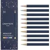 Caran D'ache Caran d`Arche Kredki Cosmic Mėlyna metaliczne 10 kolorów