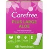 Carefree Plus Dideli higieniniai įklotai Aloe Vera Scent 48 vnt.