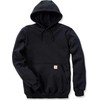 Carhartt Bluza Carhartt vidutinio svorio džemperis su gobtuvu, juodas