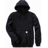 Carhartt Bluza Carhartt vidutinio svorio džemperis su gobtuvu, juodas