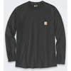 Carhartt Carhartt „Force Midweight“ juodi marškinėliai su kišenėmis