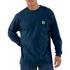 Carhartt Carhartt Heavyweight kišeniniai marškinėliai L/S Navy