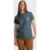 Carhartt Marškinėliai Carhartt Dearborn Rosie IRON Mėlynas