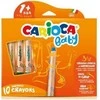 Kreidelės mažyliams CARIOCA BABY 3in1 1+, 10 vnt.