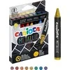 Vaškinės kreidelės CARIOCA Metallic, 8 vnt.