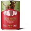 Vafo Praha Sro Carni Love Carnilove Carnilove Dog Can Pat Konservai šunims Kaczka i bażant su czarną porzeczką 400g
