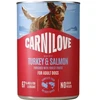 Carni Love Carnilove Pasztet Maistas šuniui kalakutiena lašiša 400g