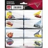 Cars Automobiliai - Lipdukai pratybų sąsiuviniui arba knygai (16 vnt.)