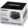 Carson LH-50 VersalLoupe LED 10x fokusuojamas didintuvas
