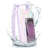 Dėklas Case-Mate Atsparus vandeniui Mini Phone Bucket Dry Bag - Atsparus vandeniui bag with phone pocket iki 7" Soap Bubble
