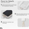 Dėklas Case-Mate Phone Crossbody Rope - Shoulder virvelė telefonui rusvai gelsvas