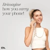 Dėklas Case-Mate Phone Crossbody Rope - Shoulder virvelė telefonui rusvai gelsvas