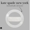 Dėklas Case-Mate „Kate Spade New York“ magnetinės kilpos laikiklis – „MagSafe“ pirštų laikiklis. Spindintis sidabrinis.