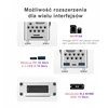 „Case Orico“ „MacMini M4“ korpusas su M2 diskų korpusu, NVMe, USB-A, kortelių skaitytuvu