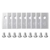 Anker Eufy Replacement Blade Set: 3x (9 Lawn Mower Blades and 9 Screws) Compatible E15/E18