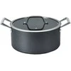 Puodas DOMOLETTI Juodas MODERN, 24 cm, 4,5 l