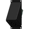 Caymon CAYMON CASY143/B Panel CASY kampinis vyriškas SpeakON jungtis – 4 kontaktų susukta jungtis, juoda