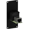 Caymon CAYMON CASY167/B CASY skydelis su praėjimu: etherCON – RJ45, 1 modulis, juoda versija