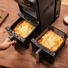 Gruzdintuvė Cecotec Double hot air fryer | Cecofry DuoLevel 10000 | Power 2400 W | Capacity 10 L | Juodas