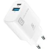 Cellular Line „Cellularline“ dviejų prievadų kelioninis įkroviklis „Samsung PD 25W“, baltas