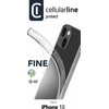 Cellular Line Cellularline Fine - dėklas skirtas Apple iPhone 15 transparent