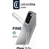 Cellular Line Cellularline Fine - dėklas skirtas Apple iPhone 15 Pro Transparent