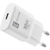 Cellular Line „Cellularline“ USB-C GaN kelioninis įkroviklis 30 W, baltas